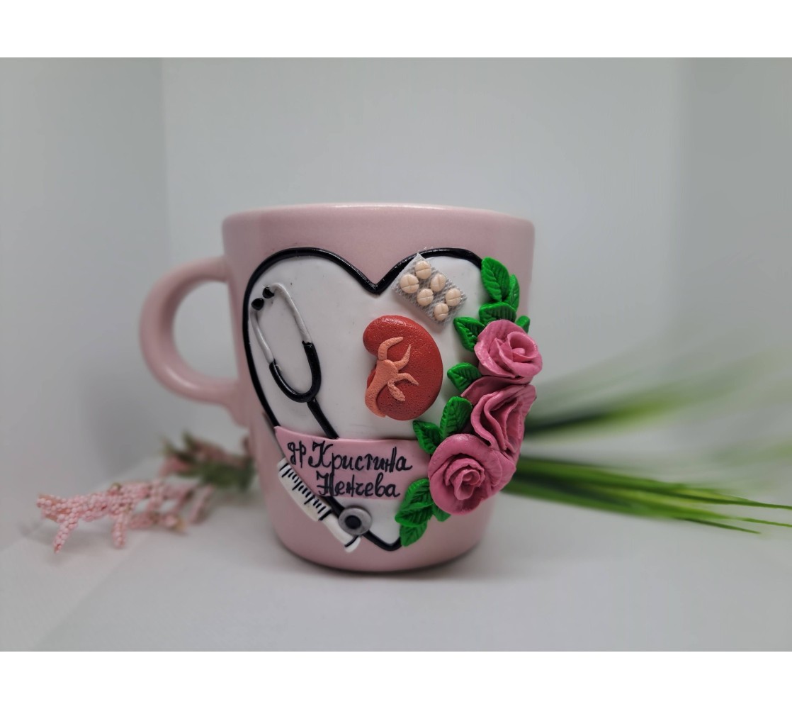 Чаша за Доктор - сърце Чаша за Доктор - сърце