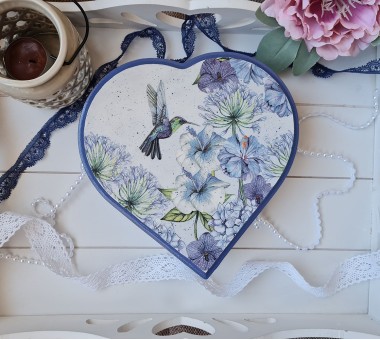 Кутия за бижута - BLUE HEART Кутия за бижута - BLUE HEART