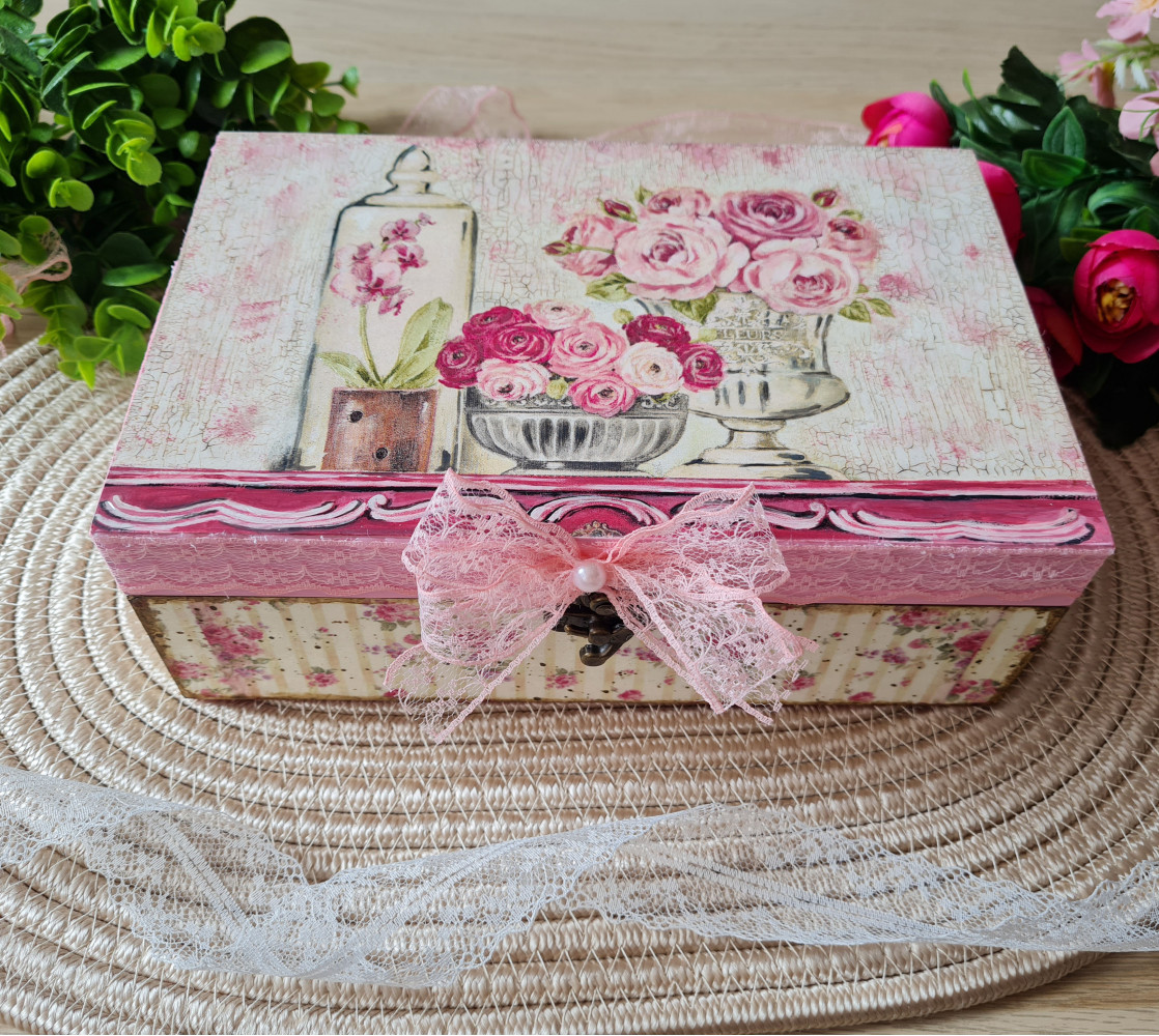 Кутия за бижута "Розова фантазия"