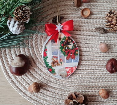 Коледна украса за елха - Waiting for Christmas Коледна украса за елха - Waiting for Christmas