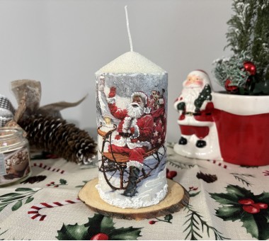 Коледна свещ "Hello, Santa" Коледна свещ "Hello, Santa"