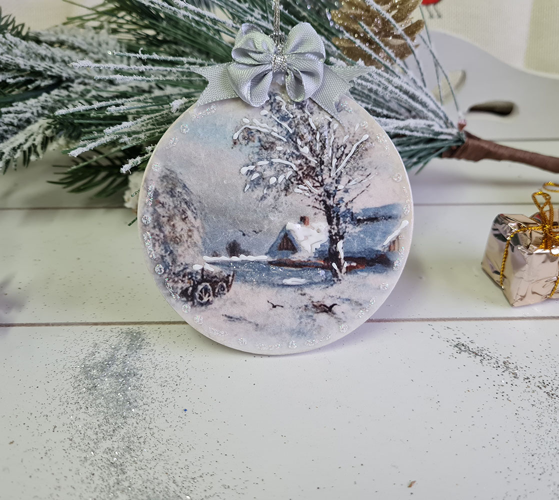 Украшение за елха "Снежна Коледа"