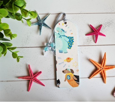 Детски разделител за книга "Супер животни"  Детски разделител за книга "Супер животни"