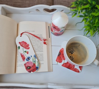 Подаръчен комплект "Макове"