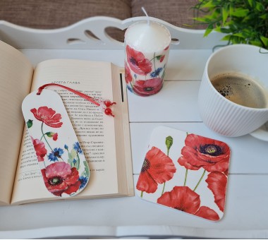 Подаръчен комплект "Макове"