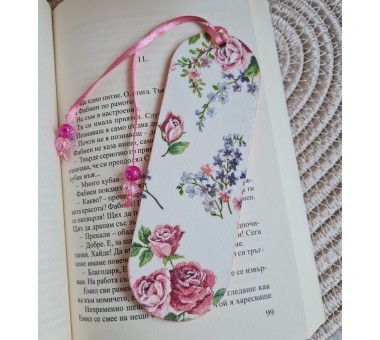 Книгоразделител "Рози" 