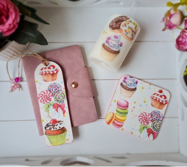 Подаръчен комплект "Cupcake" Подаръчен комплект "Cupcake"