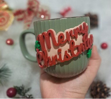 Чаша с надпис "MERRY CHRISTMAS" Чаша с надпис "MERRY CHRISTMAS"